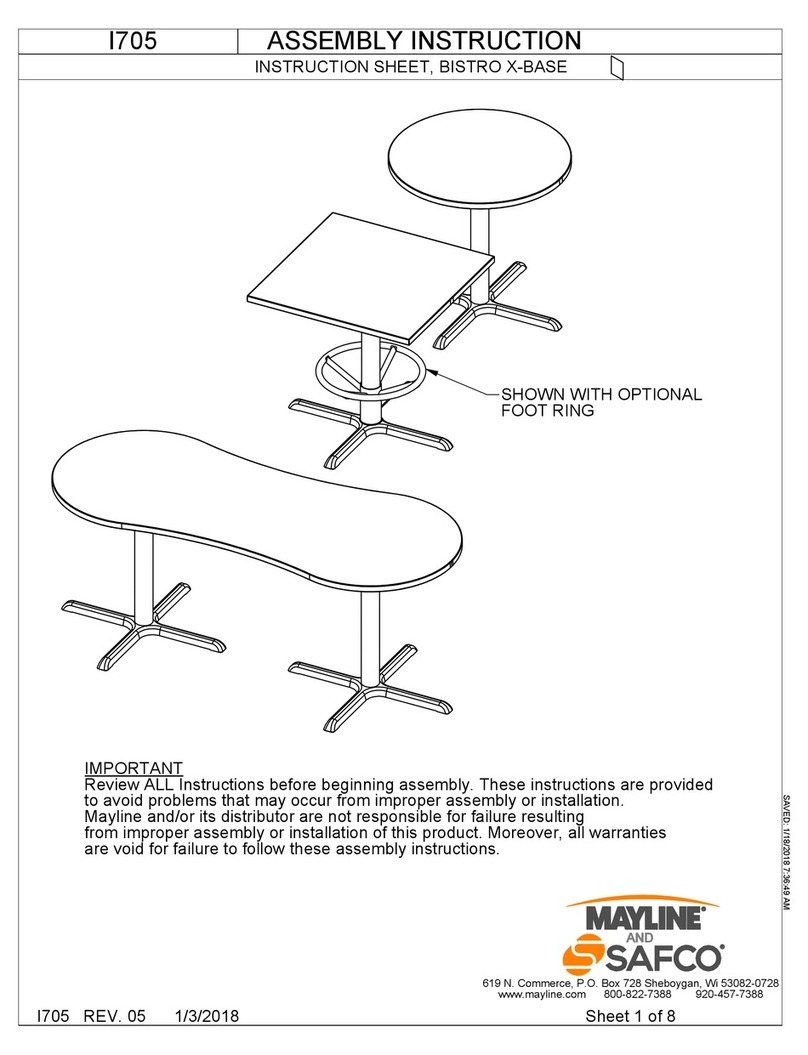 Mayline i705 User manual Mayline i705 User manual