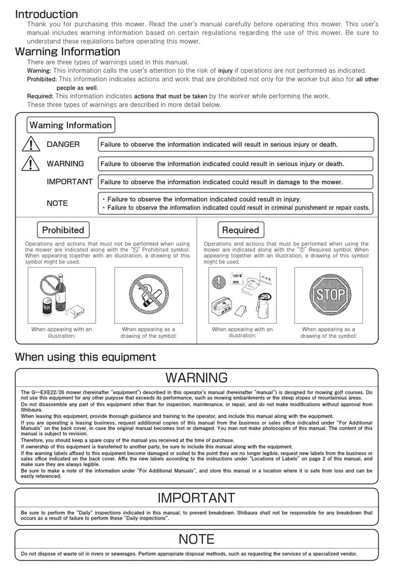 IHI Shibaura G-FLOW22 user manual