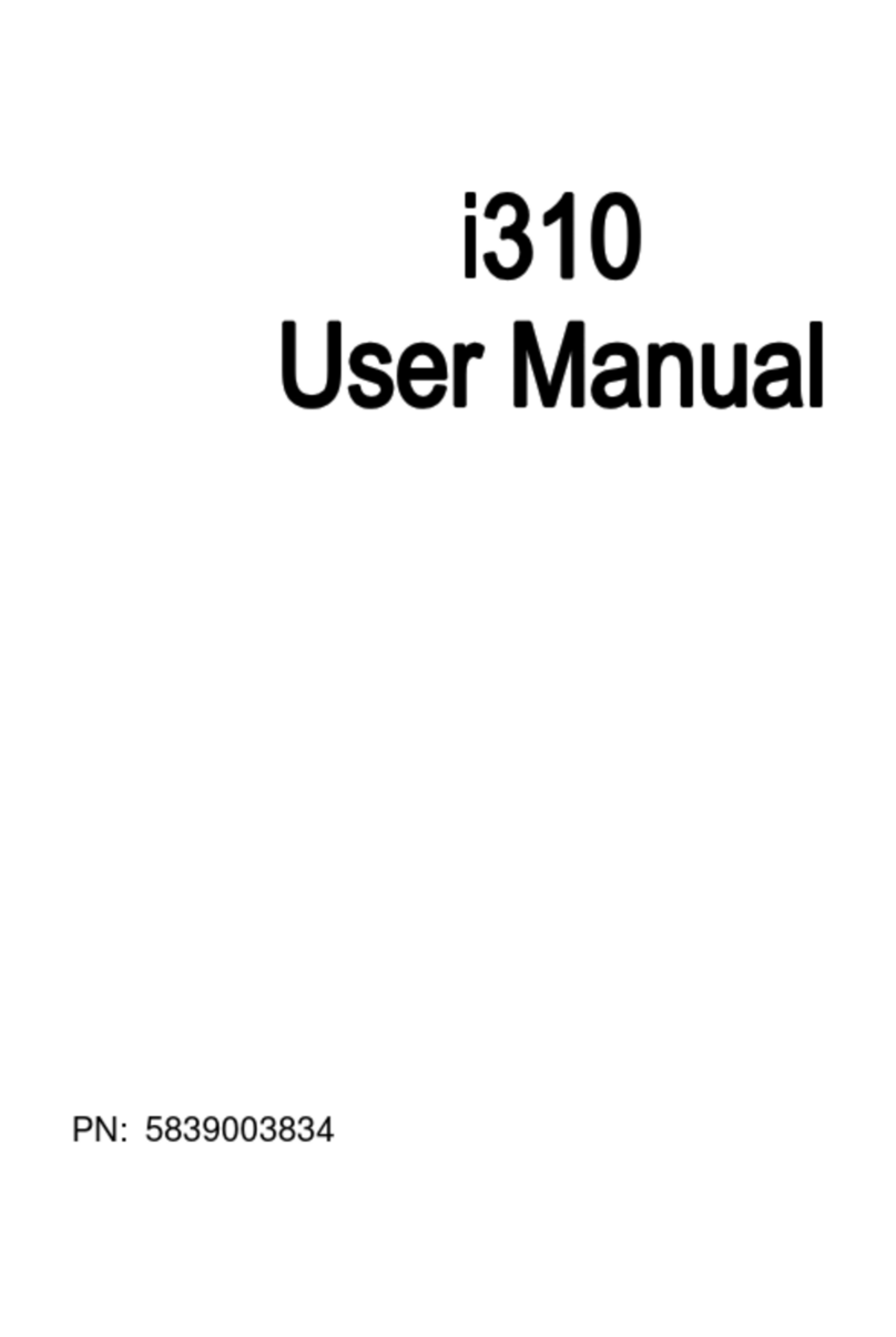 Verykool i310 User manual Verykool i310 User manual
