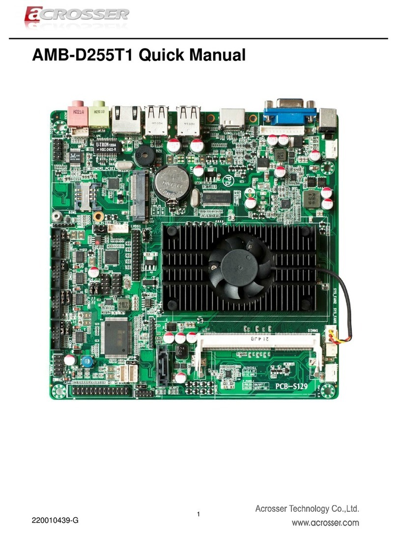 Acrosser Technology AMB-D255T1 Installation guide