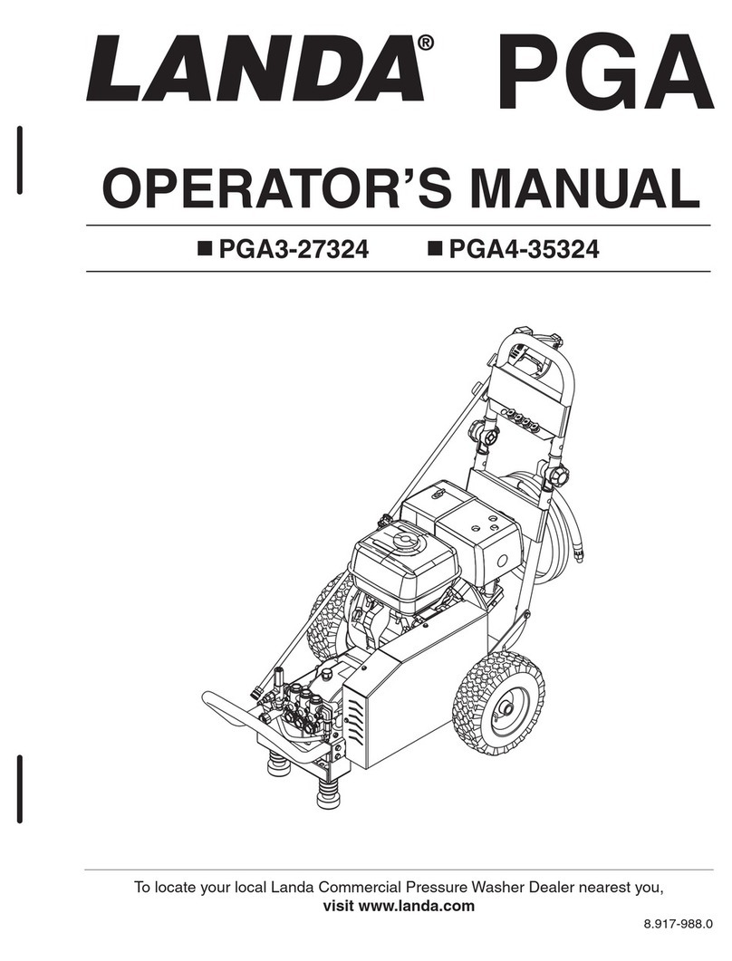 Landa PGA3-27324 Operator's manual