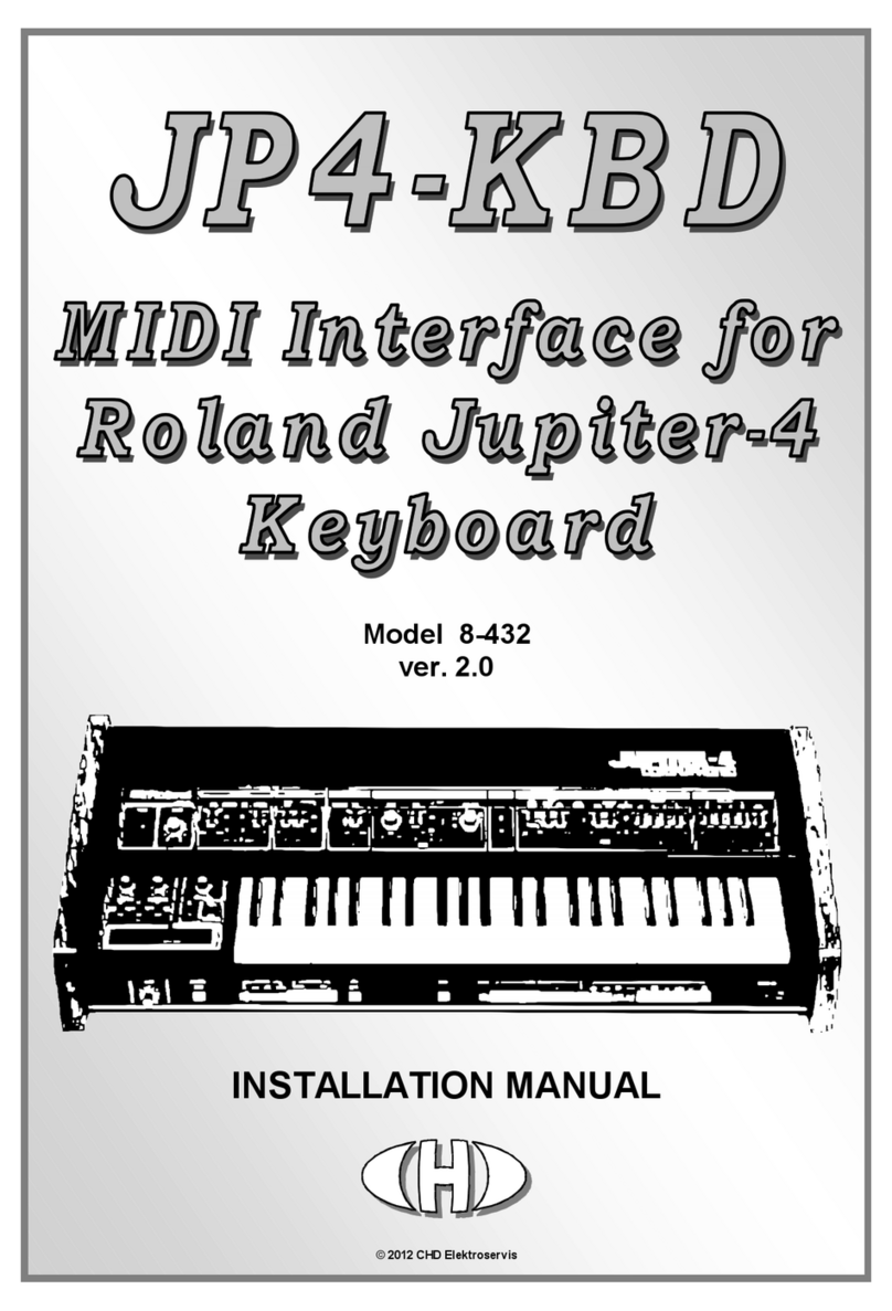 CHD Elektroservis JP4-KBD installation manual