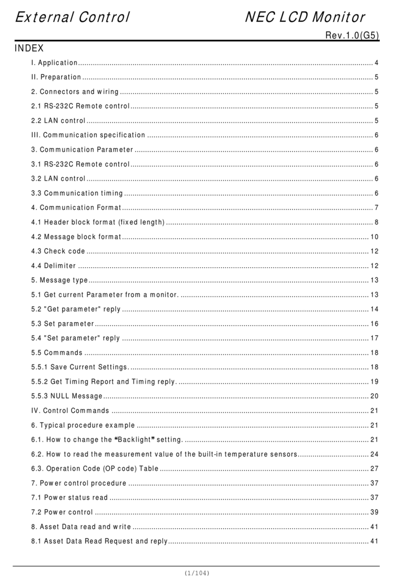 NEC MultiSync C431 User manual
