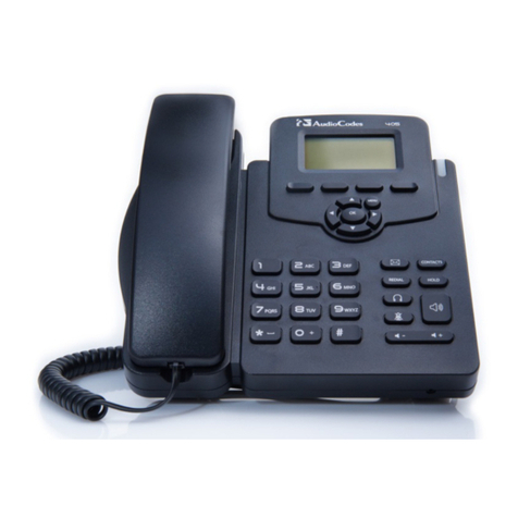 AudioCodes 405 user manual