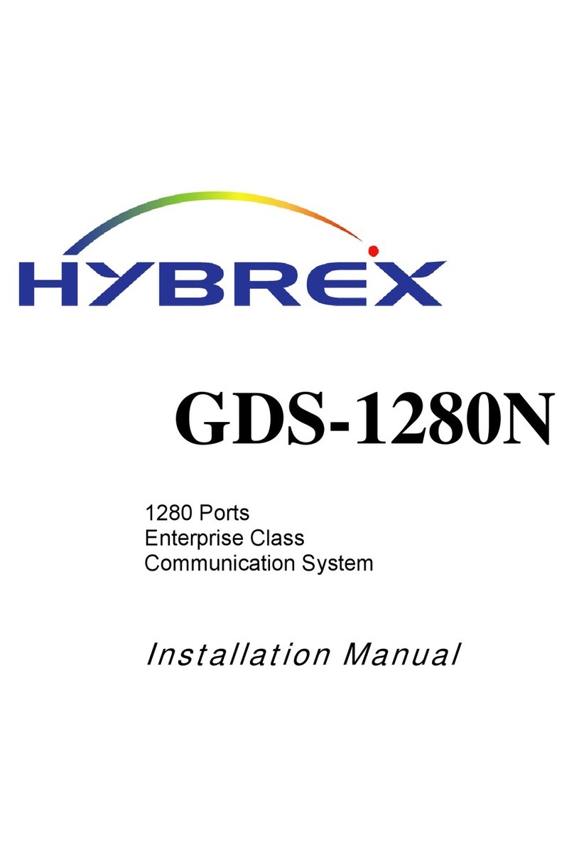 HYBREX GDS-1280N installation manual