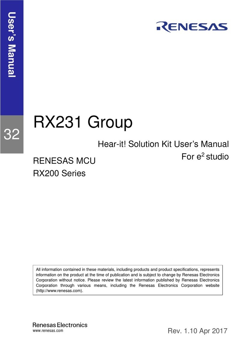 Renesas RX231 User manual