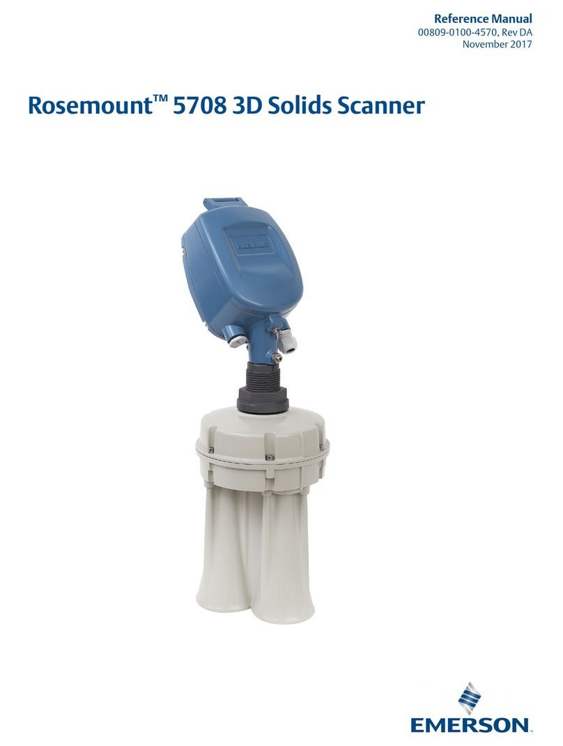 Emerson Rosemount 5708 Reference manual