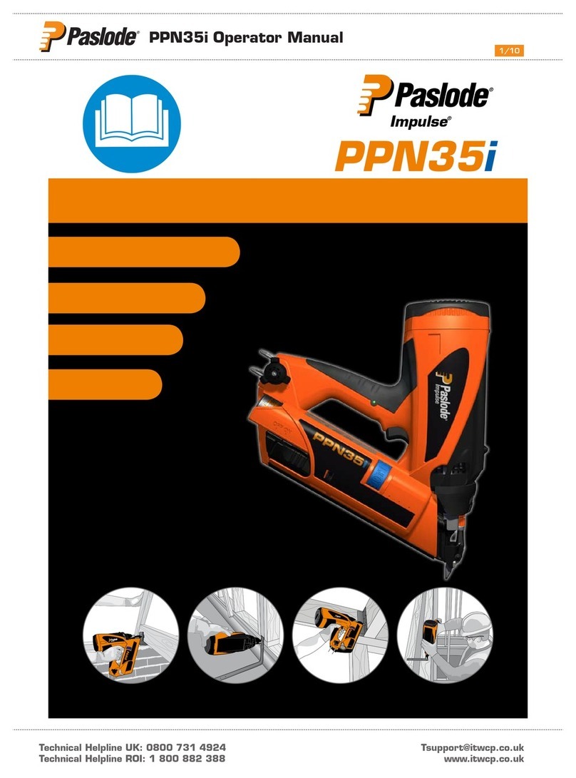 Paslode Impulse PPN35i User manual