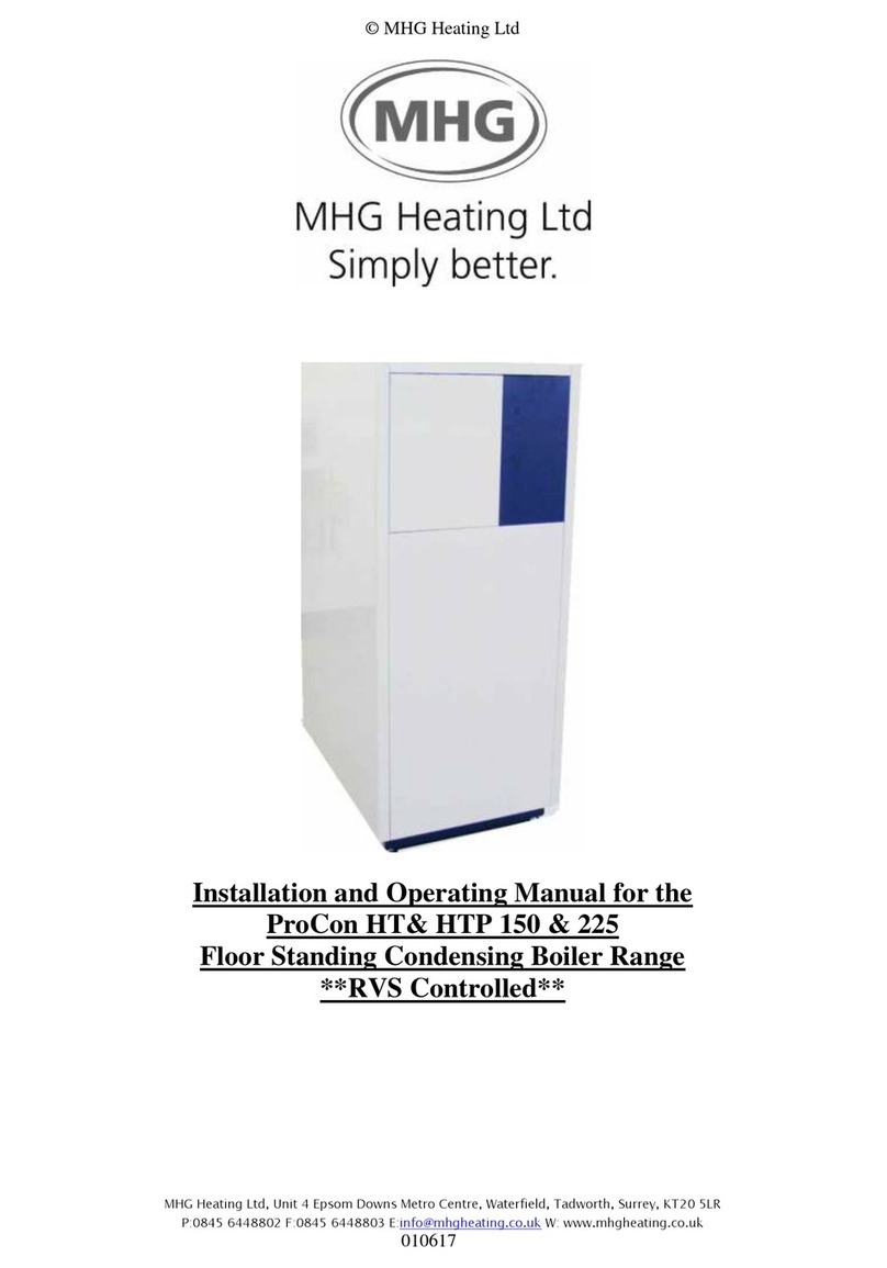 MHG Heating ProCon HT 150 User manual