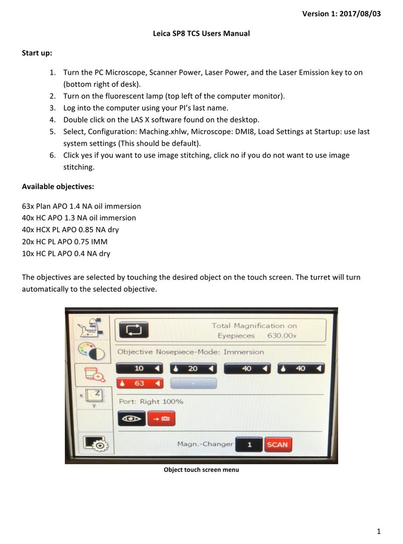 Leica TCS SP8 user manual