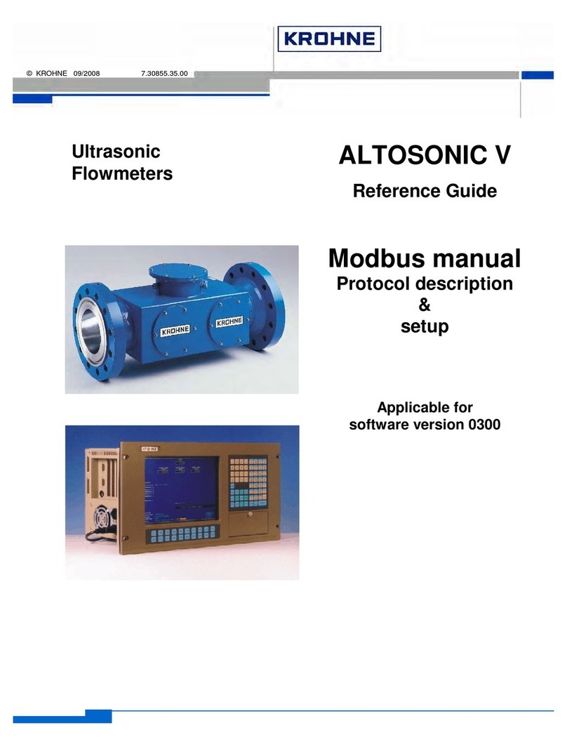 KROHNE ALTOSONIC V reference guide