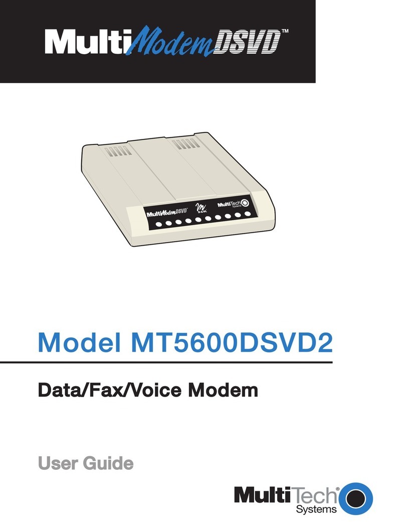Multitech MultiModemDSVD User manual