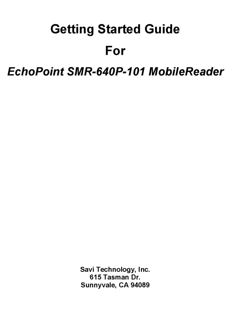 Savi Technology EchoPoint SMR-640P-101 Getting started guide