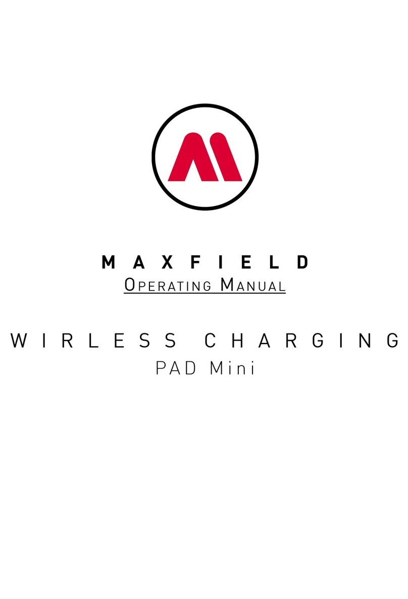 Maxfield Wireless Charging Pad mini operating manual