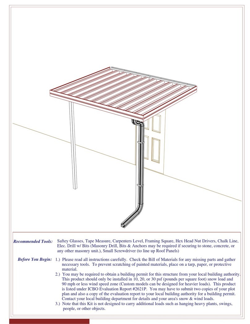 General Awnings Windsor installation instructions