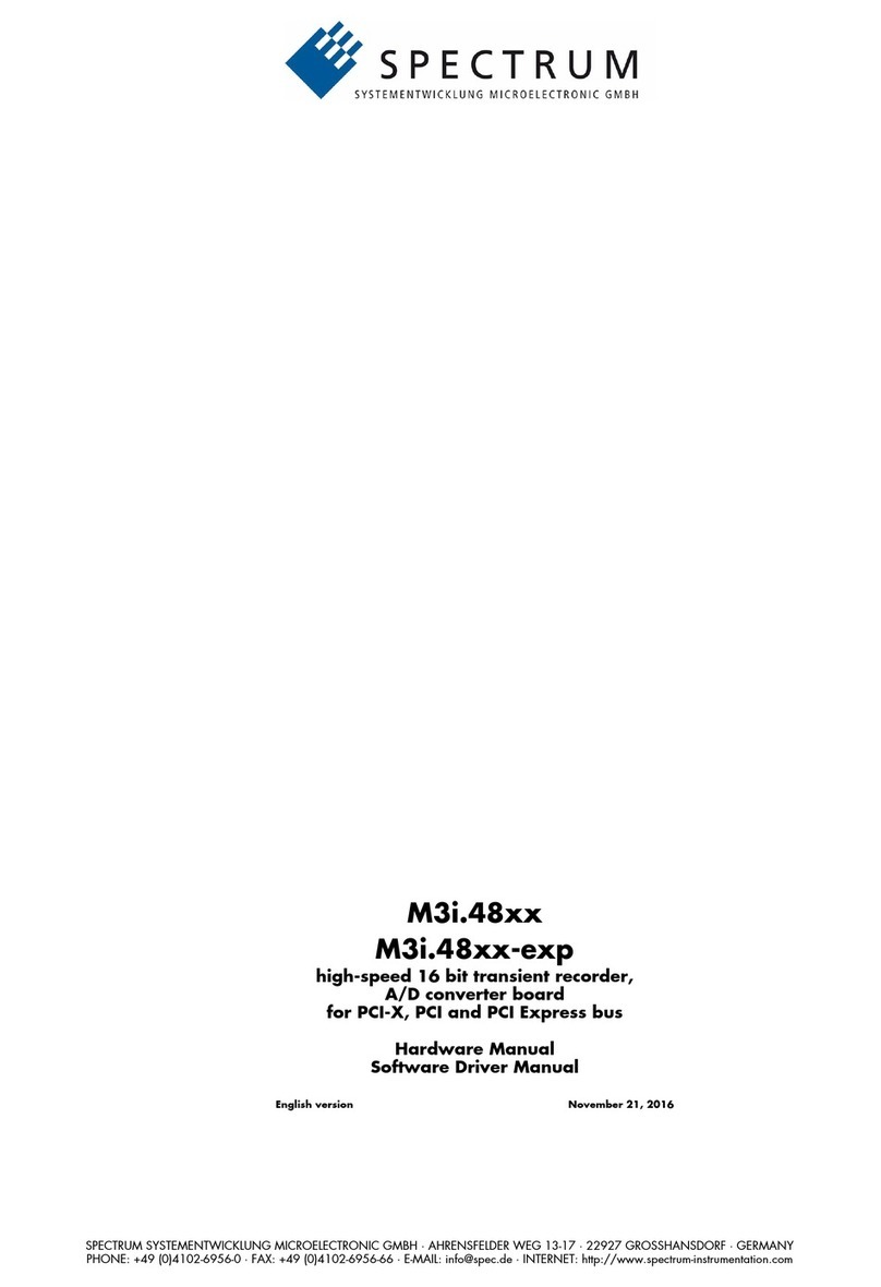 Spectrum M3i.4830 Hardware manual