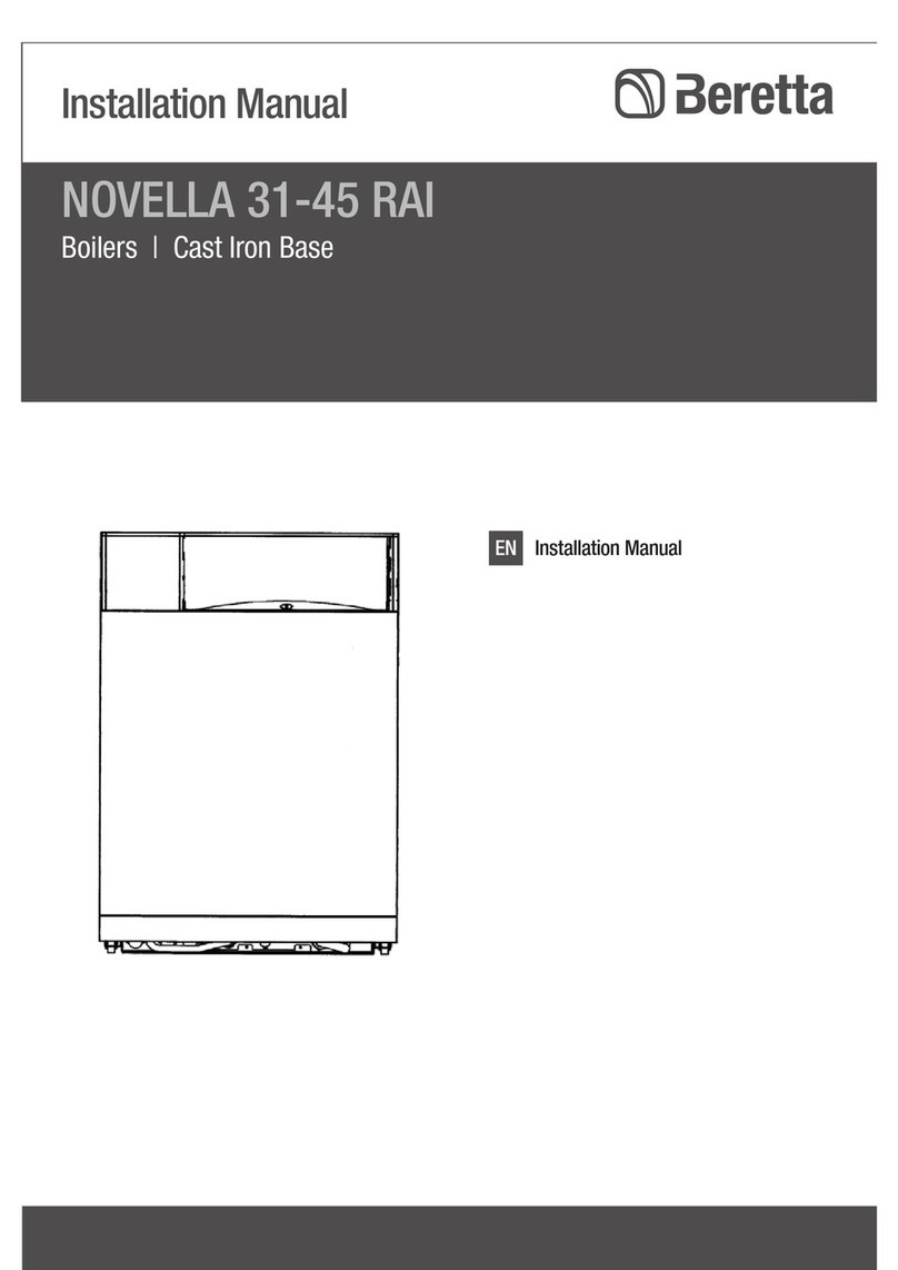 Beretta NOVELLA 31 RAI installation manual