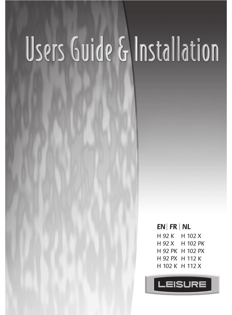 Leisure H 92 K Instruction Manual