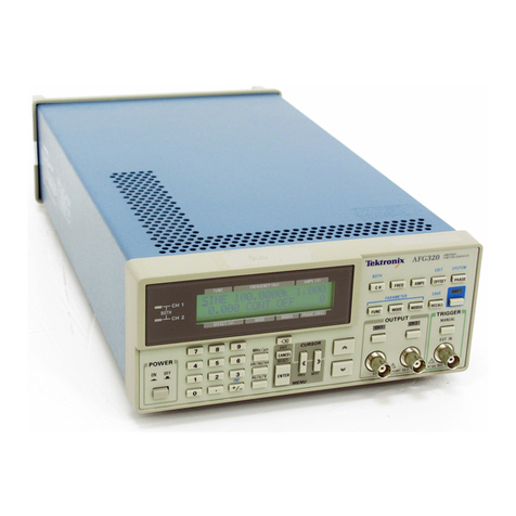 Tektronix AFG310 instruction manual