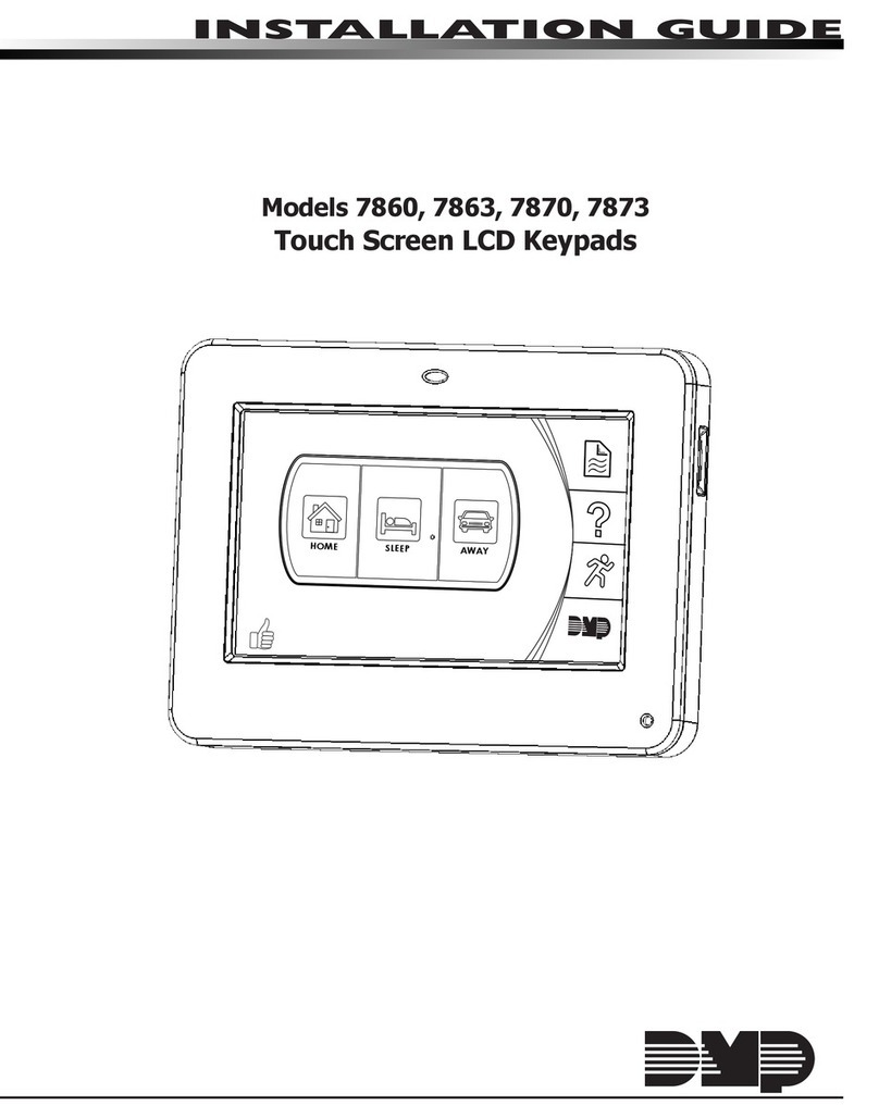 DMP Electronics 7860 installation guide