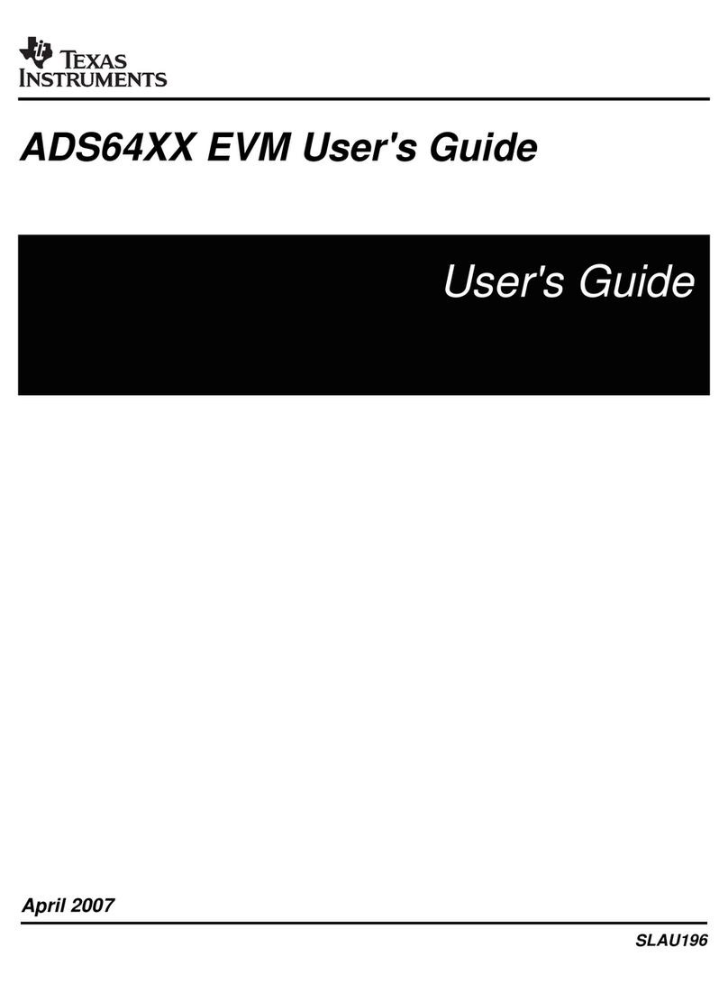 Texas Instruments ADS64XX EVM User manual