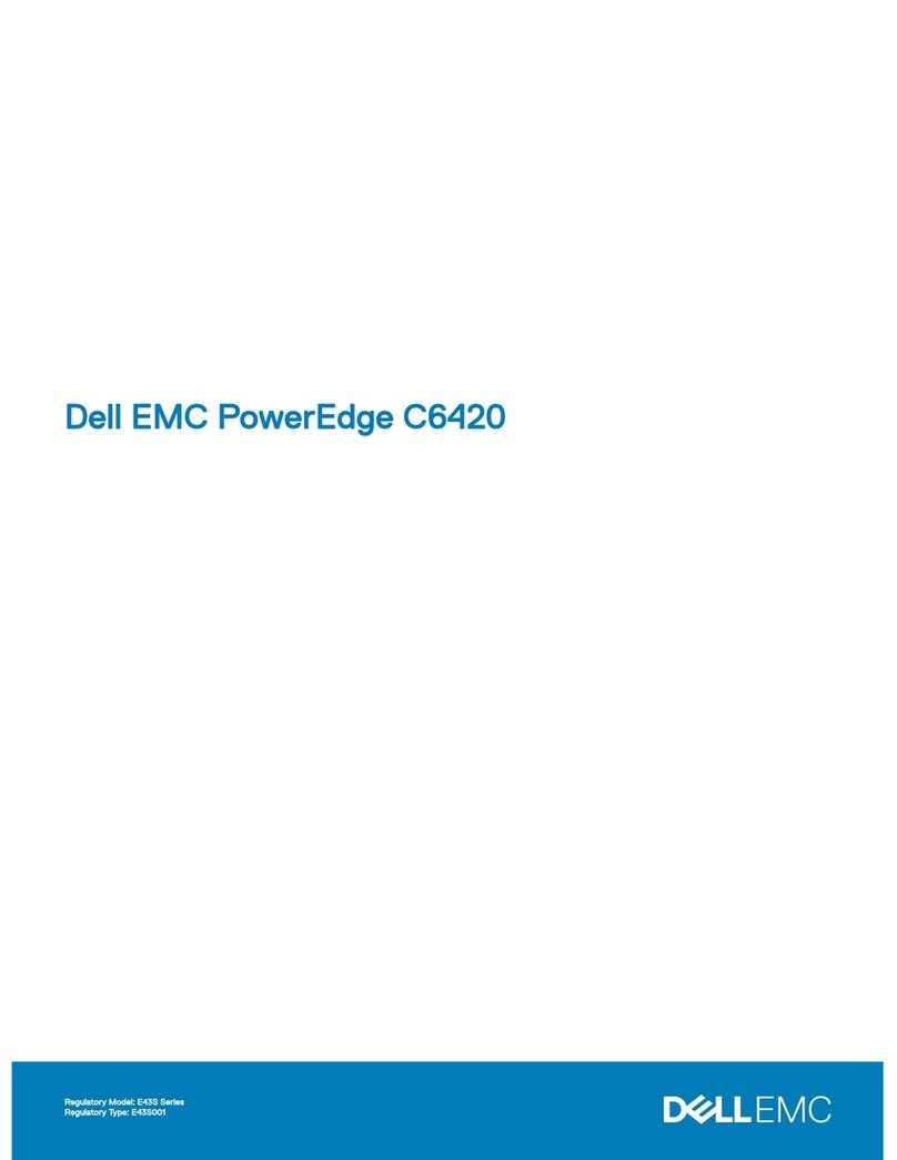 Dell EMC PowerEdge C6420 User manual