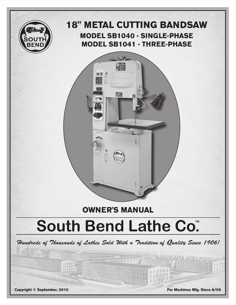 Southbend SB1040 owner's manual