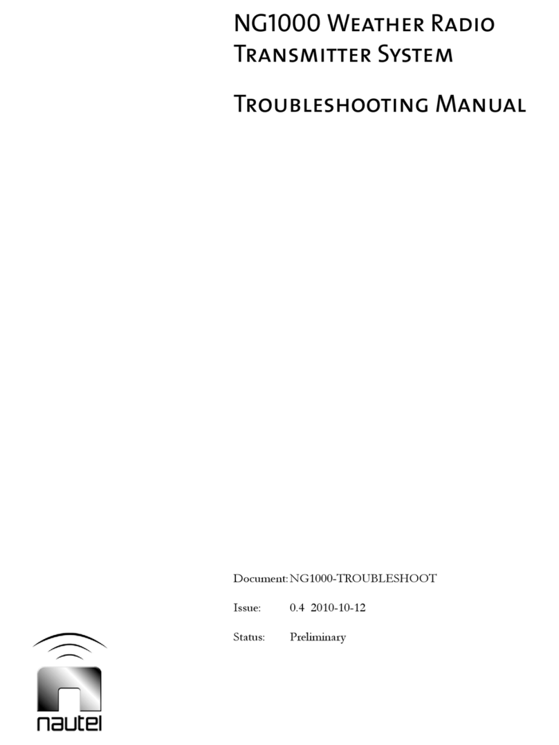 Nautel NG1000 Programming manual