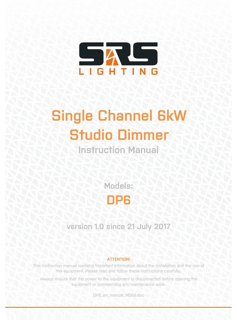 SRS Lighting DP6 instruction manual