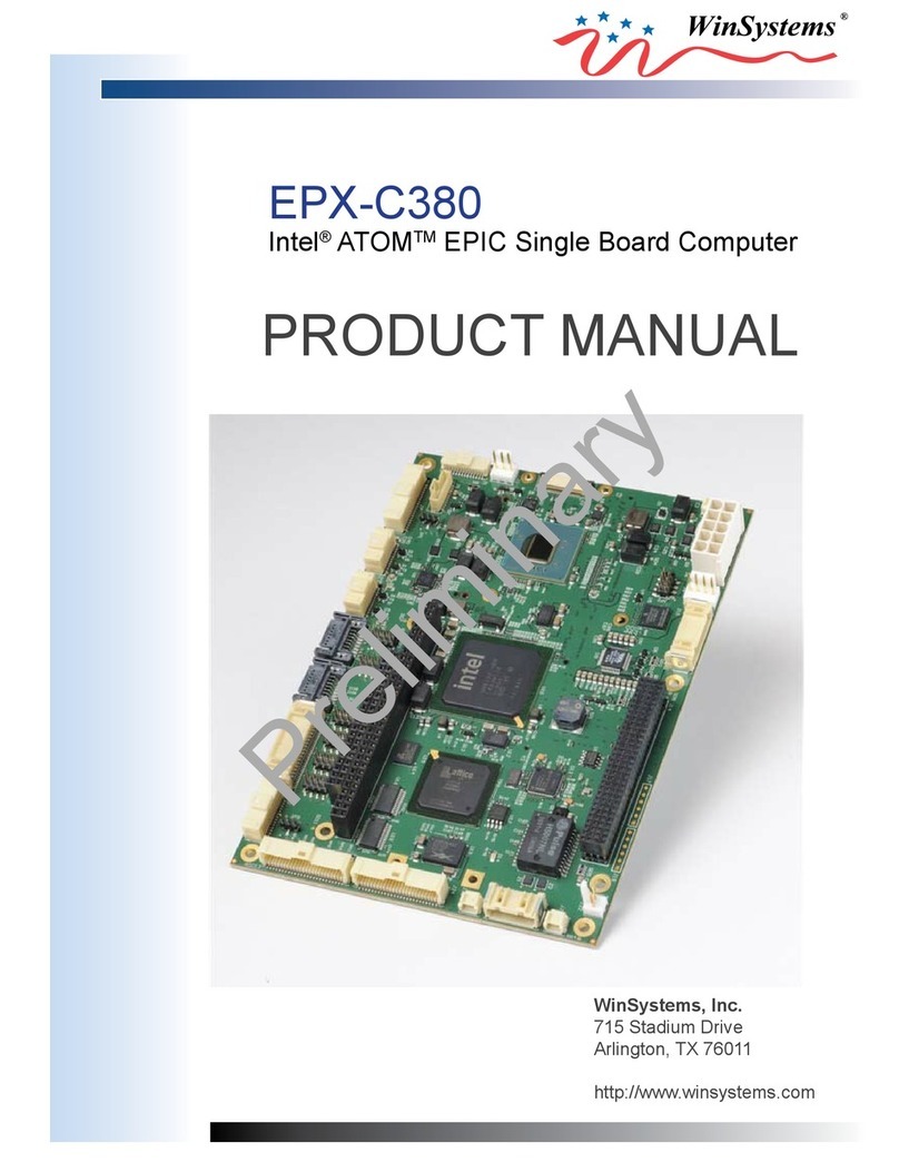 WinSystems EPX-C380 User manual