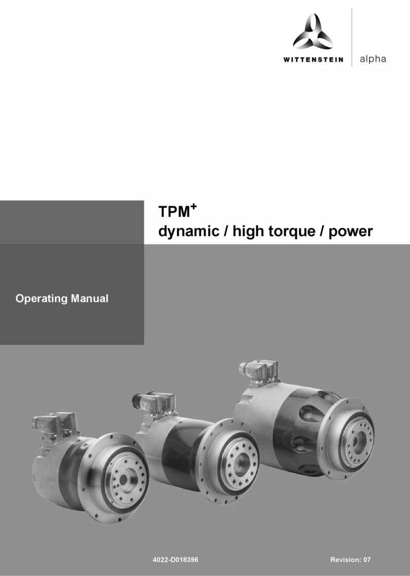 Wittenstein TPM dynamic operating manual