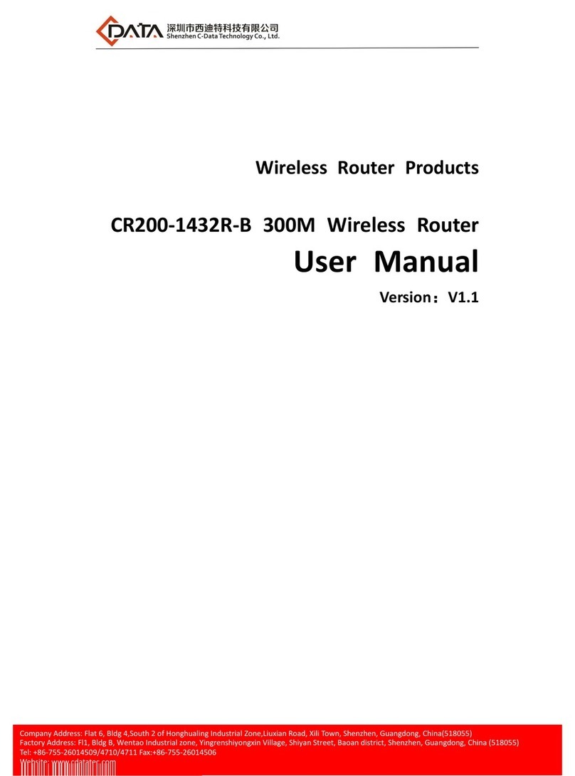 C-Data CR200-1432R-B User manual