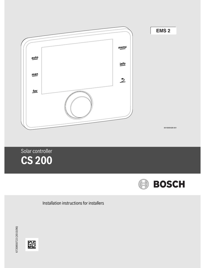 Bosch CS 200 Installation instructions for installers