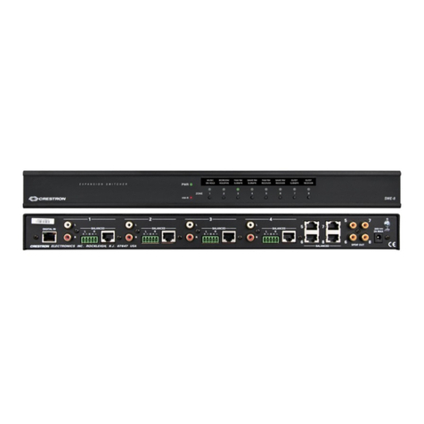 Crestron Sonnex SWE-8 Operation guide