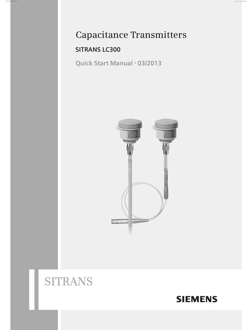 Siemens sitrans lc 300 Instruction manual