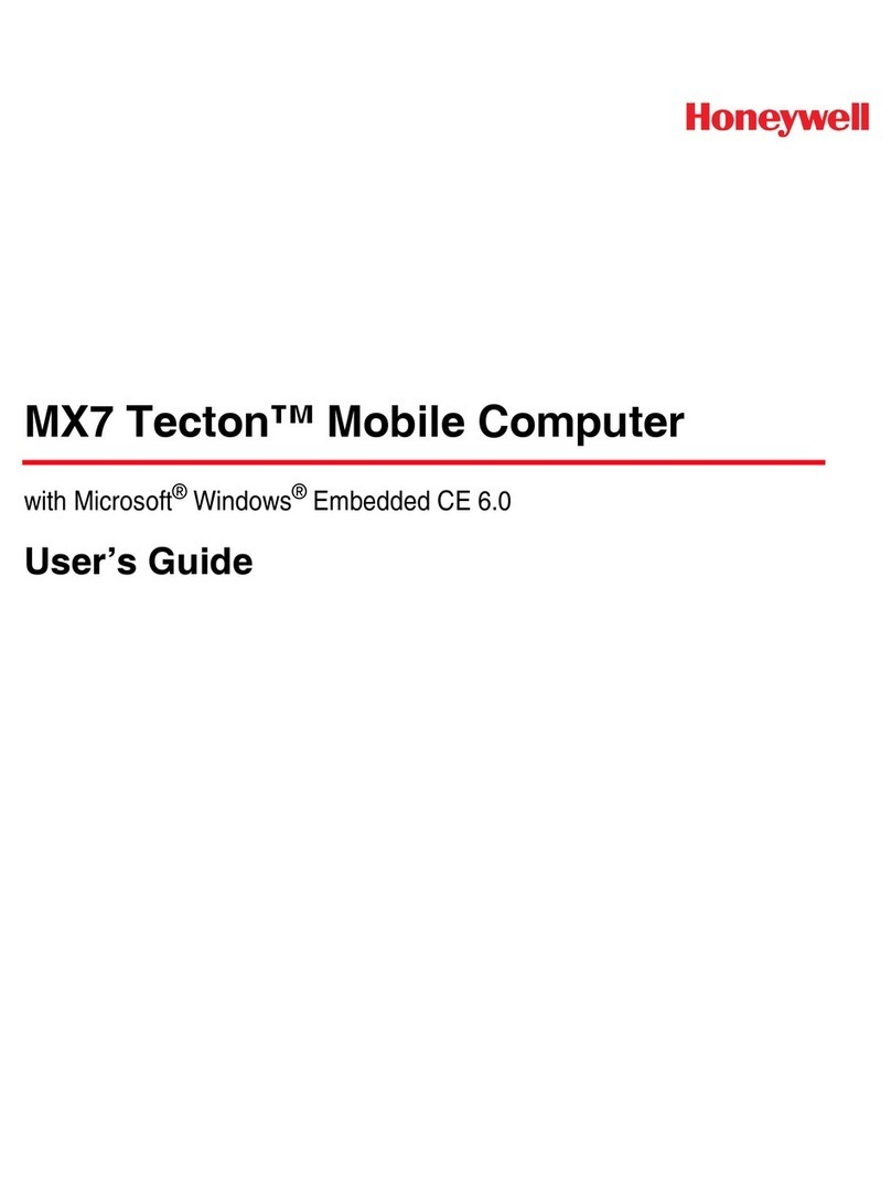 Honeywell MX7 Tecton User manual