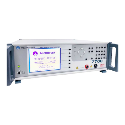 Microtest 7700 user manual