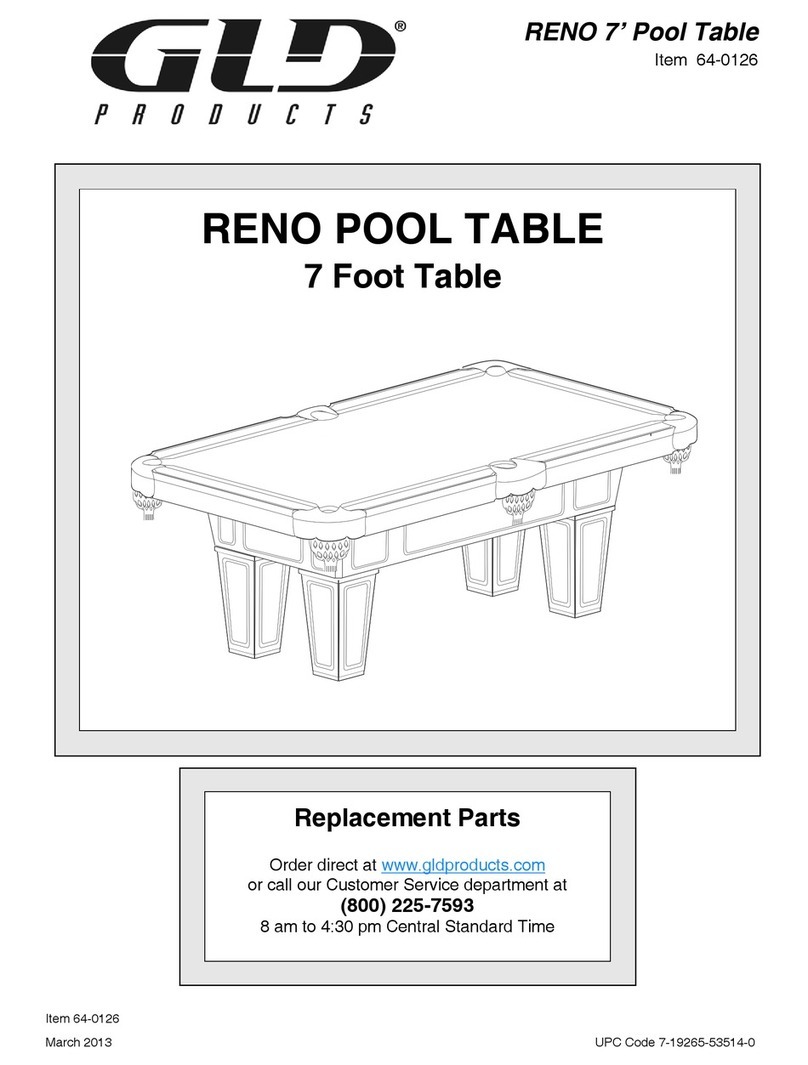 GLD Products RENO 7 manual