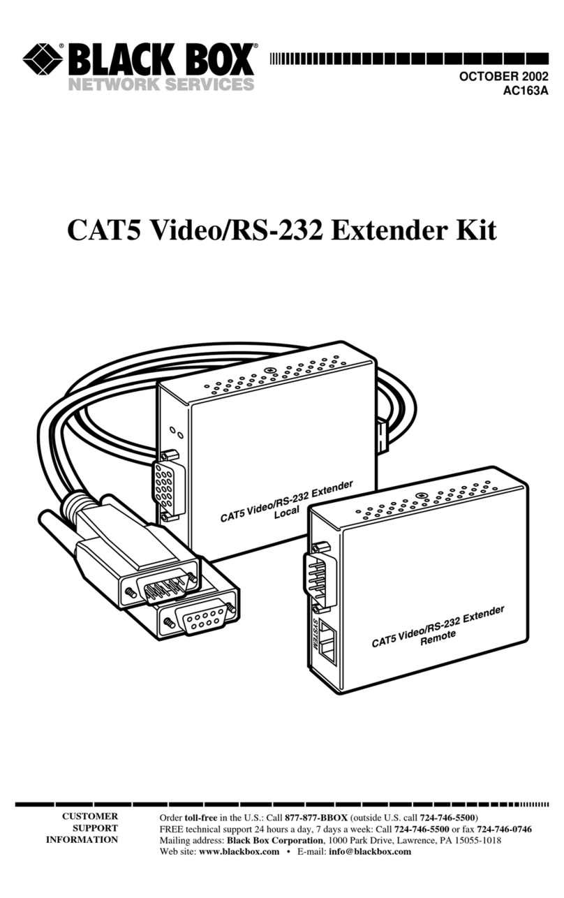 Black Box AC163A User manual