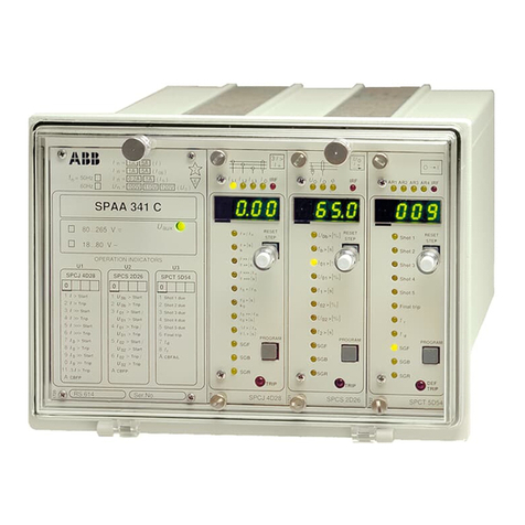 ABB SPAA 341 C /E351 User manual