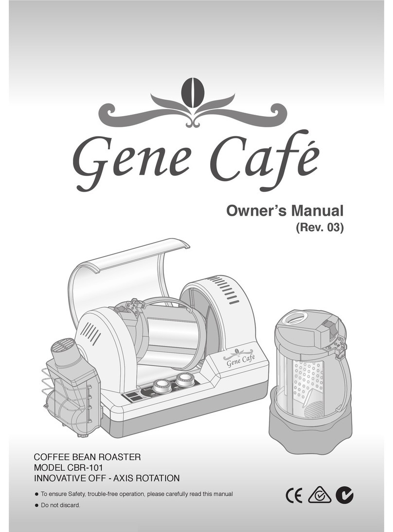 Gene Cafe CBR-101 owner's manual