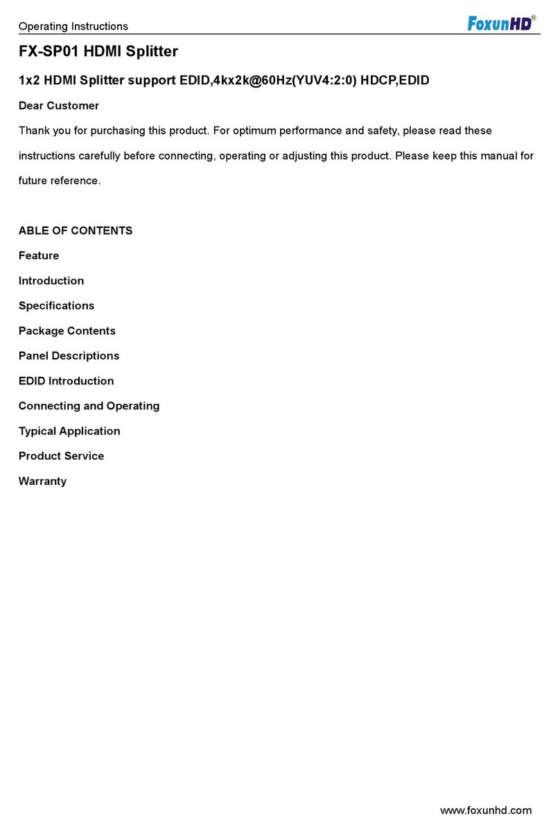 foxunhd FX-SP01 User manual