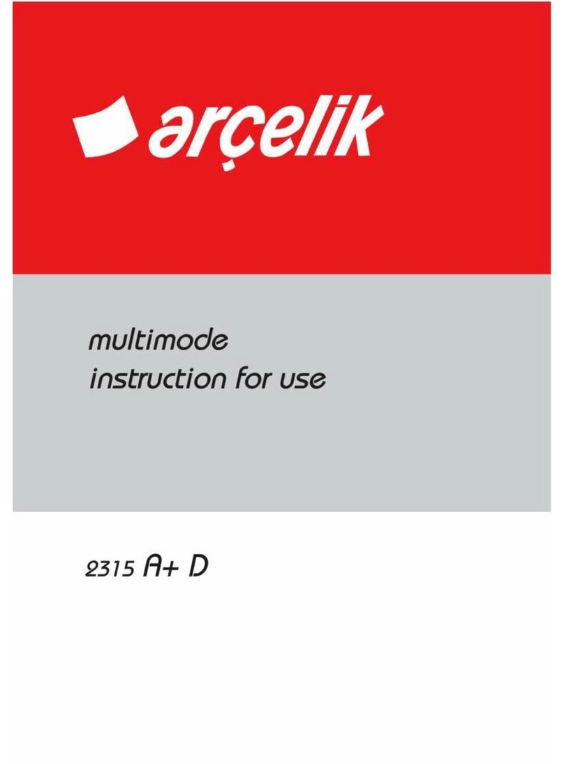 arcelik 2315 A+ D User manual