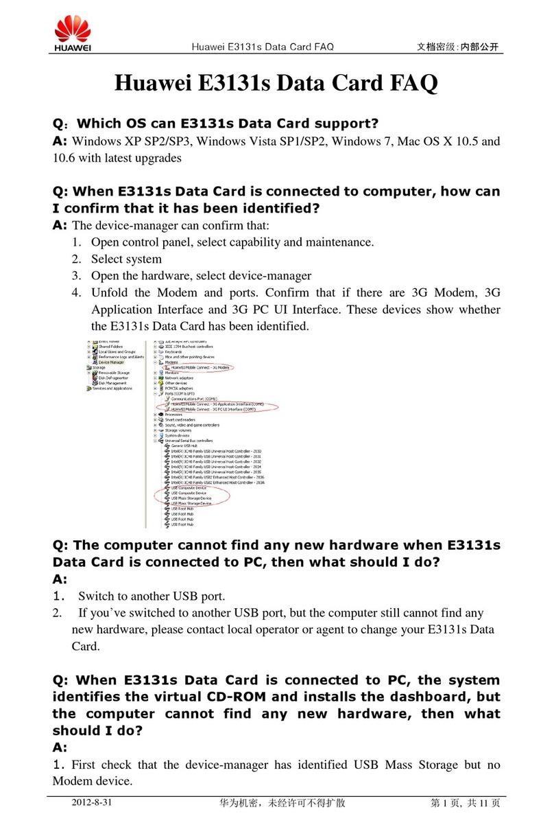 Huawei E3131s Installation guide