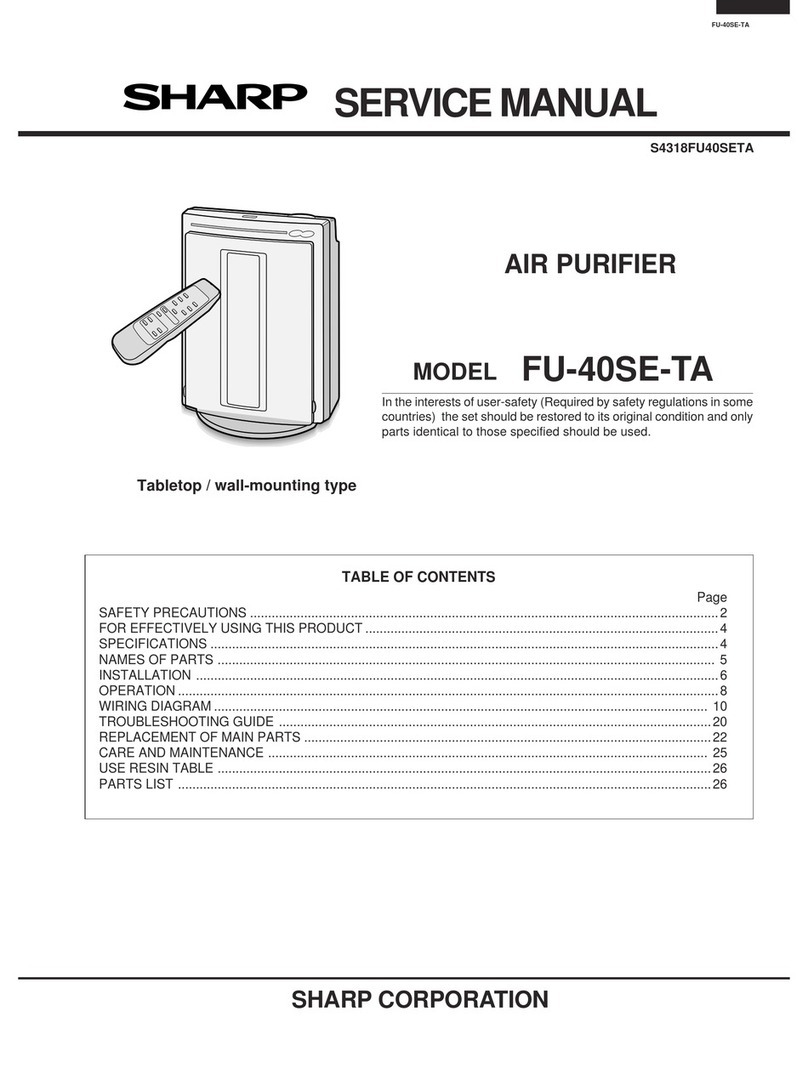 Sharp FU-40SE-TA User manual