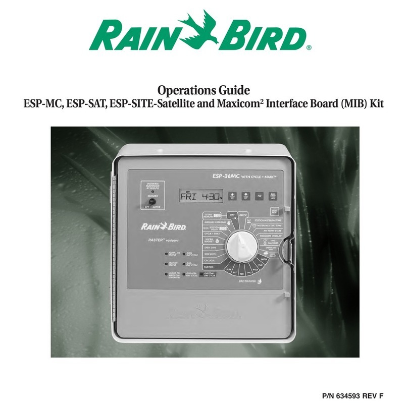 Rain Bird ESP-MC User manual Rain Bird ESP-MC User manual
