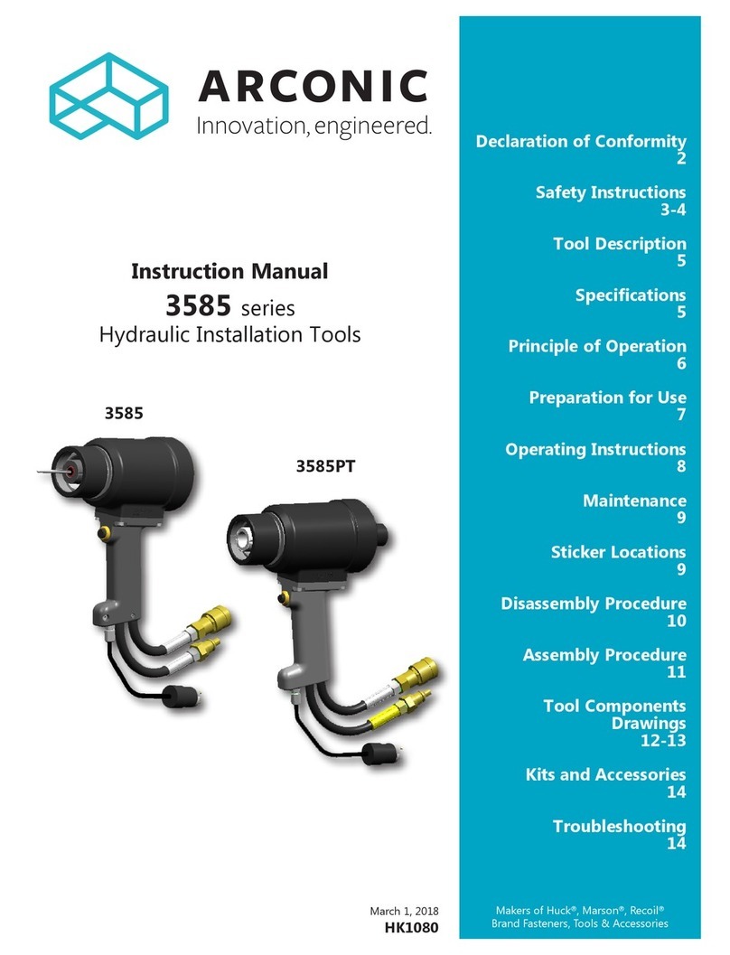 Huck 3585 instruction manual