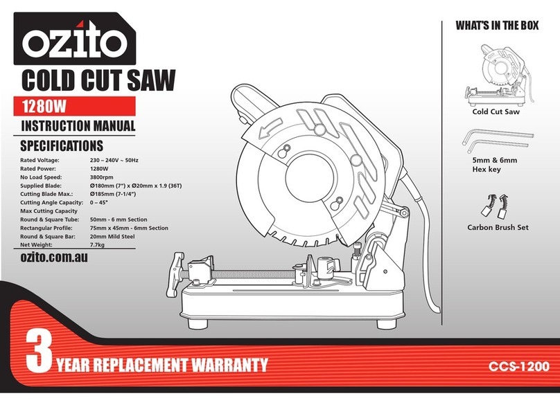 Ozito CCS-1200 User manual