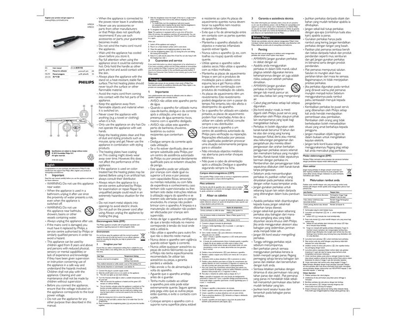 Philips HP8324 user manual