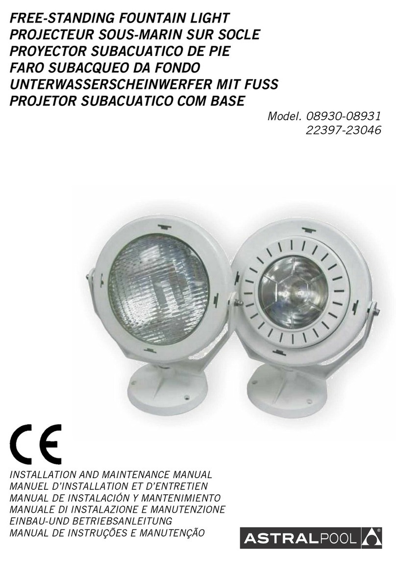 Astral Pool 08930-08931 Installation and maintenance manual